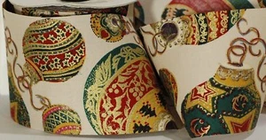 #80 Christmas Ribbon 3.5" X 20 yards - X-mas ornaments - Picture 1 of 4