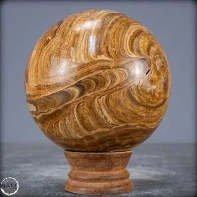 Natürliche Aragonit-Kristall Kugel - 986,94g - 91mm - Bild 1 von 4