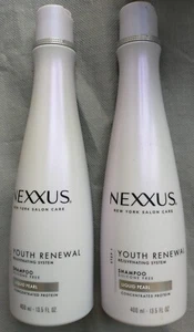 2 Nexxus Youth Renewal Rejuvenating Shampoo Aging Hair 13.5 oz Liquid Pearl - Picture 1 of 1