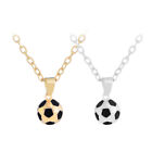 2x Fußball Halskette WM 2020 Geschenk Männer Gold Silber Spieler Schmuck