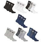 Fila 3 Pair Socks Unisex - Terry Cloth Tennis Socks, Crew Logo Waistband, 35-46