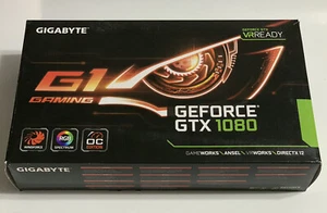 Gigabyte GeForce GTX 1080 G1 Gaming 8GB Graphics Card WFX3 GV-N1080G1 Gaming-8GD - Picture 1 of 11