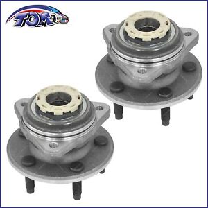 2pcs Front Wheel Hub & Bearing for 1998-2000 Ford Ranger Truck 4x4 w/ Rear ABS
