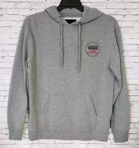 Vintage Vans Off The Wall Classic Gray Sweatshirt Hoodie Adult Boys Medium Logo - Picture 1 of 11