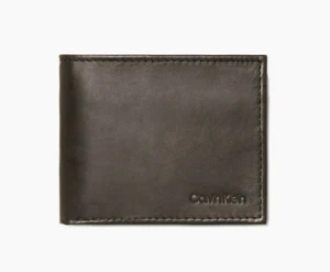 Cartera de aviador de cuero jaspeado Calvin Klein para hombre - Imagen 1 de 2