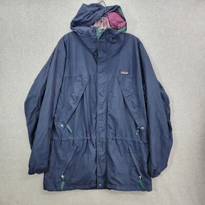 vintage Patagonia Storm Jacket medium 85030 Snow Mountain Hoodie Parka Jacket - Picture 1 of 12