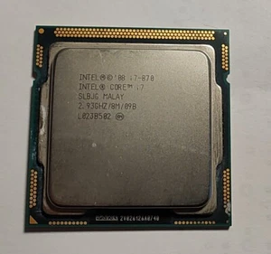 Intel Core i7-878 SLBJG MALAY 2.9GHZ/8M/09B L103B176 Processor CPU - Picture 1 of 1