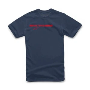 Alpinestars Fastback T Shirt Men Motorcycle Motorbike Tee -Casual wear Navy (70) - Picture 1 of 7