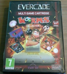 Blaze EVERCADE Cartucho No 18 'WORMS COLLECTION 1' NUEVO AÚN SELLADO! - Imagen 1 de 1