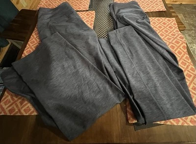 Duluth Trading Women’s Supplex Leggings XS Blue  Zip Pocket Classic Relaxed X2 - Image 1 of 4