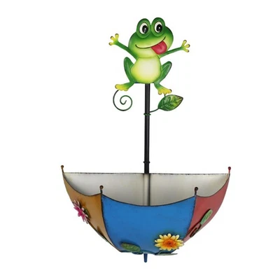 Paraguas de pared de metal maceta colgador de plantas soporte de pared decoración colgante de jardín Foto 1 de 4