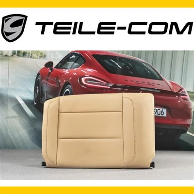 Porsche 911 991 Coupe respaldo de asiento de emergencia/asiento trasero cuero beige de lujo DERECHO Foto 1 de 3