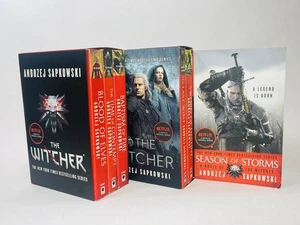 The Witcher by Andrzej Sapkowski Fantasy Fiction 6 Trade Paperback Novel Lot - Picture 1 of 2