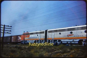 Foto vintage anni 50 RB KODACHROME 35mm SLIDE Santa Fe ATSF ferrovia treno California - Foto 1 di 3