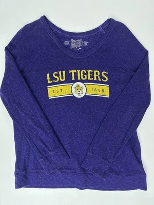 LSU Tigers Women’s Sweater Pullover Retro Brand Purple Size Small - Image 1 of 4