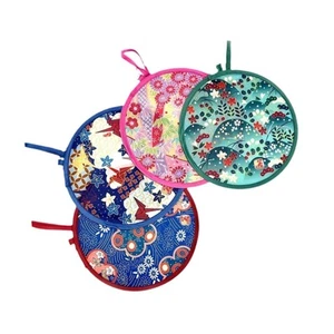4Pcs Folding Hand Fan Round Handheld Fan for Boys Girls Children Performance - Picture 1 of 6