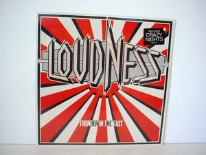 LOUDNESS Thunder In the East original SEALED LP 1985 (ATCO 90246) Hype Sticker - Imagen 1 de 3