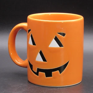 Waechtersbach Mug, Jack o' Lantern, Bright Orange, Black & White Detail, Spain - Picture 1 of 13