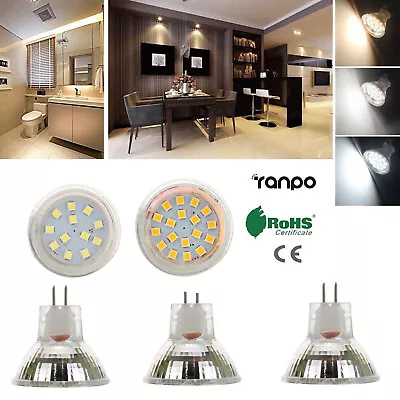 LED Spotlight Bulb MR11 12-24V 2835 SMD 10W 15W Halogen White Lamp Replacement - Image 1 of 4