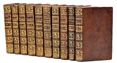 OEUVRES DE MONSIEUR DE SAINT EVREMOND avec la VIE DE L'AUTEUR. 1740, 10 volumes - Photo 1/4