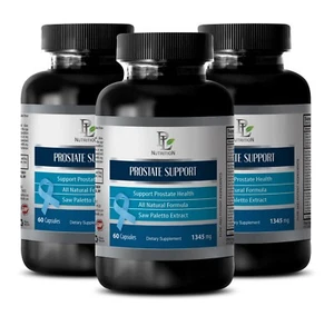 prostate support now - PROSTATE SUPPORT 1345mg - saw palmetto hair - 3 Bottles - Picture 1 of 12