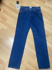 NW0T UNISEX D&G MADE ITALY BY ITTIERRE DENIM DARK BLUE REGULAR W32 (EU46) L32 - Picture 1 of 9