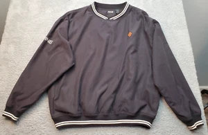 Ping Collection Golf Jacket Men Large Brown Polyester Long Sleeve Crew Neck Logo - Picture 1 of 15