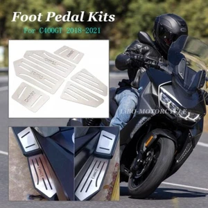 For BMW C400GT Footrest Foot Rest Mat Pads Stainless Accessories 2018-2020 2021 - Picture 1 of 9