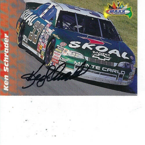 KEN SCHRADER SIGNED 1997 MAXX RACING #78 - NASCAR - Image 1 of 1