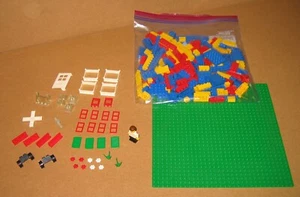 1962 LEGO Basic Building Set - 100% Complete NO Instructions - EX COND 1985 - Picture 1 of 9