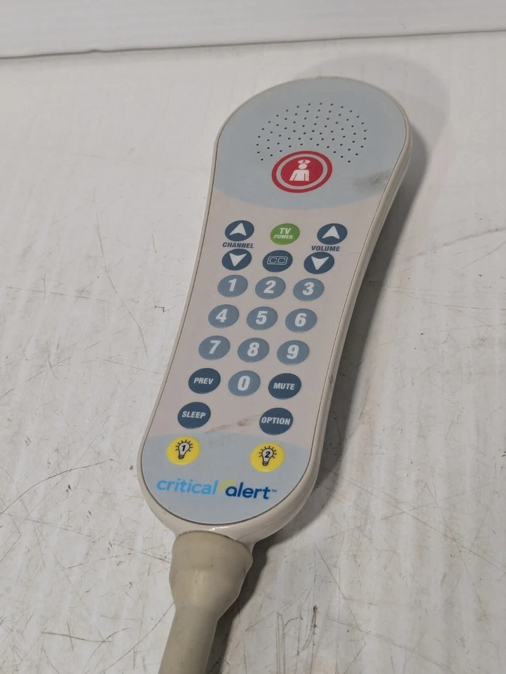 Curbell DARPS-5002 Alerta Crítica Enfermera Llamada \ Altavoz Almohada Cable dañado Foto 1 de 3