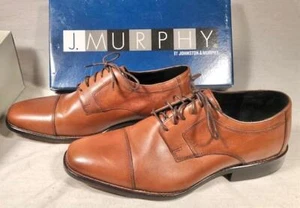 J MURPHY / JOHNSTON & MURPHY MEN'S OXFORD STYLE SHOES SIZE 11W - Picture 1 of 6