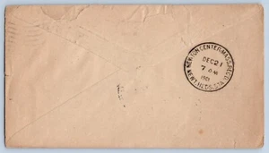 Newton Center Newton Highlands & Boston Malden Station Flag Mass 1901 Cover DPO - Picture 1 of 2
