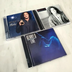 Kenny G - Smooth Jazz CD 3-Pack - Breathless - Wishes A Holiday Album - Live - Picture 1 of 3