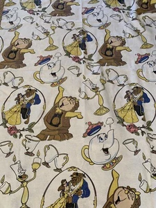 Vintage 90’s Disney Beauty And The Beast Twin Size blanket CHATHAM - Picture 1 of 4