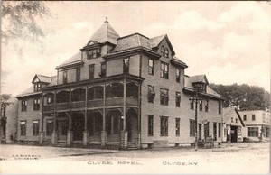 Clyde, NY Clyde Hotel, Post Card c1908 #642