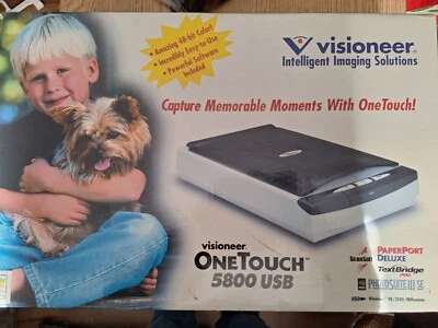 5800 Flatbed Scanner Usb OneTouch 48-Bit Color New Sealed Ships Free - Image 1 of 4