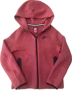 Boys Red Nike Tech Fleece Hoodie Size Medium - Picture 1 of 7
