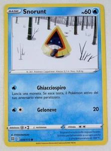 Pokémon Snorunt Trading Card 034/172 - Italian Version - Picture 1 of 5