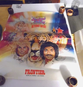 Lot Of 2 Vintage Siegfried & Roy "Beyond Belief" Posters - Picture 1 of 8