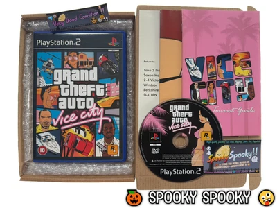 Grand Theft Auto Vice City PS2 - UK PAL VGC CIB with Map & Reg - Tracked - Image 1 of 4