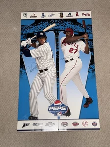 Vladimir Guerrero & Alex Rodriguez Pepsi Store Display Baseball Poster / Sign NM - Picture 1 of 7