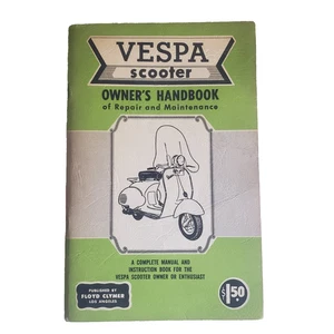 Floyd Clymer VESPA Scooter Owner's Handbook of Repair & Maintenance Vintage VG - Picture 1 of 7