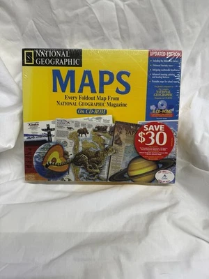 National Geographic Maps Every Fold Out Map from the NG Magazine on CD-ROM NIB - Image 1 of 4