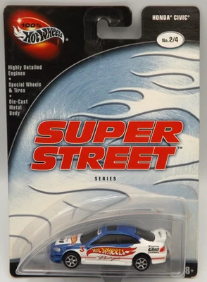 Hot Wheels SUPER STREET Series HONDA CIVIC No.2/4 - Image 1 of 4