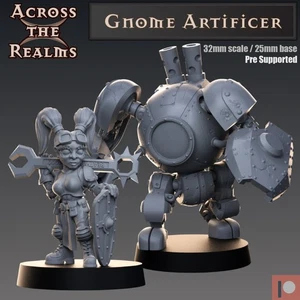 Gnome Artificer & Defender (x2)/TTRPG/Wargaming/Mordheim/Dungeons and Dragons - Bild 1 von 1