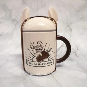 Starbucks Disney Thailand Stitch Ceramic Mug 'Hug Of Happiness' 12oz (US SELLER) - Picture 1 of 5