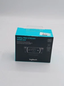 Logitech 1080p Pro Stream Kamera internetowa 30 fps HD Streaming wideo NOWA - Zdjęcie 1 z 3