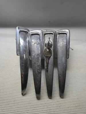Fiat 1100 103 ALUMINUM HANDLES KIT 4 PCS BOTTOM OF STOCK MIRAGLIO  - Image 1 of 4