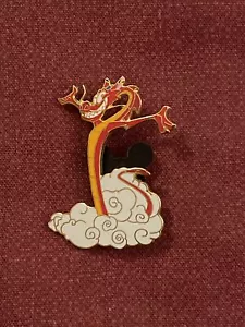 DISNEY MULAN MUSHU THE DRAGON IN A PUFF OF SMOKE PIN. - Picture 1 of 2